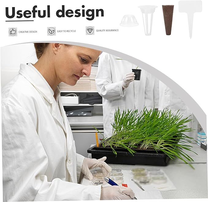 3sets Vertical Garden Hydroponic Kit Grow Baskets Sponges Soilless Planting Pots for Hydroponics Complete Growing System