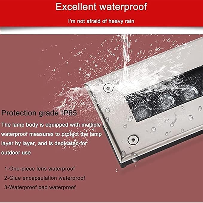 Buried LED Yard Lamp - IP67 Waterproof Outdoor Recessed Spotlight