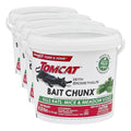 Tomcat with Bromethalin Bait Chunx Pail Rat and Mice Control for Agricultural Use and Professional Applicators 4.25 lbs. (Pack of 4)