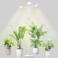 LORDEM Full Spectrum Plant Light for Indoor GrowingTri-Head Grow Light with Stand for Large PlantsAuto ON/Off Timer 6/8/12/16H 5 Dimmable Levels 20-70 inches Adjustable Height