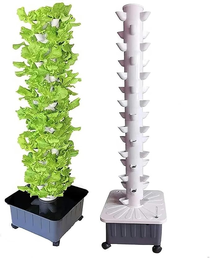 Hydroponic Growing Kits Hydroponic Growing System Kits45 -Holeherb Garden Germination Kit For Home Kitchen Gardening Fruits And VegetablesFood-Grade Pvc-U Pipes Hydroponic Planting Equipme-//