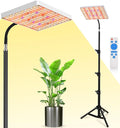 DragonLight Upgrade LED Grow Lights with Stand Full Spectrum Dimmable Grow Light with Remote Control for Greenhouse and Indoor Plant Veg and Flower Growing [Floor Stand]