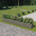Gabion Raised BedRaised Bed Outdoor Garden Stone Basket Planter Raised Vegetable BedSteel Garden Decoration Galvanized Steel 177.2x19.7x19.7