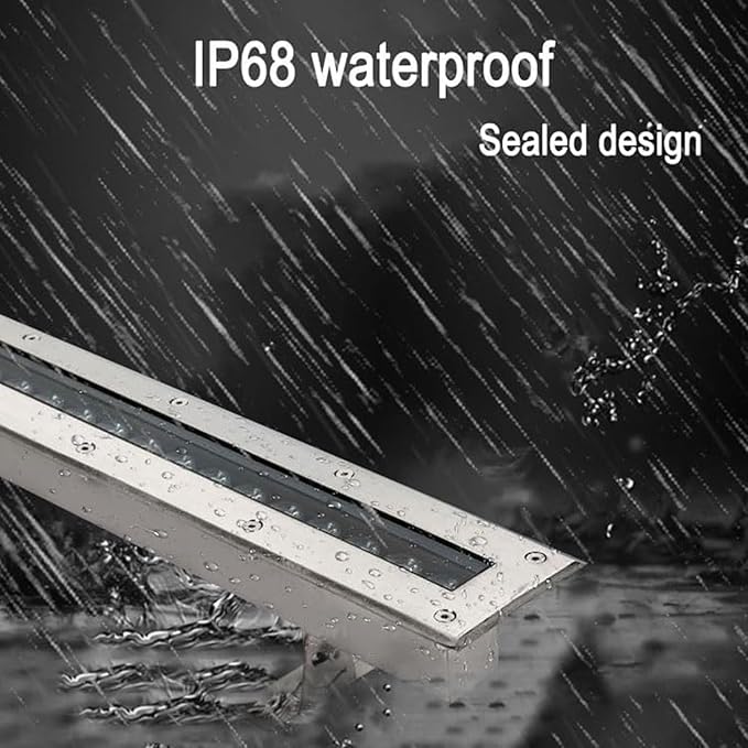 Rectangle Landscape Lights - 24V Low Voltage RGB Underwater Pool Spotlight IP68 Waterproof Fountain Lamp for Parties