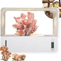 Mushroom Grow Tent Indoor Mushroom Grow Box with Grow Light and Adjusts Temperature and Humidity Hydroponics Growing System Kit for Mushroom Mycology Fume Hood Propagation Stations