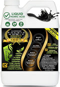 Humic Acid &amp Fulvic Acid Liquid Concentrate - 10000 sq ft - Organic Plant Food Enhancer for Lawn Plants Turf Grass &amp Garden Soil