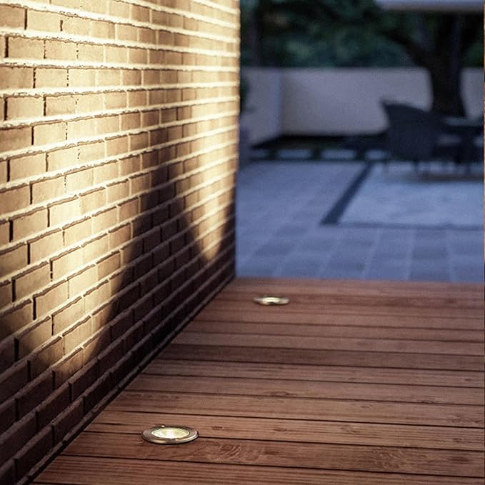 Underground Light Recessed Ground Light IP66 Waterproof AC85-110V LED Buried Lights for Garden Pathway Deck Step Stairs Driveway Landscape Spotlight