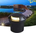 Ground LED Landscape Lamp - 2 Side Glow Path Lighting Fortress AC85-265V Low Voltage Recessed Buried Lights IP65 Waterproof Outdoor Spotlight(Blue12W)