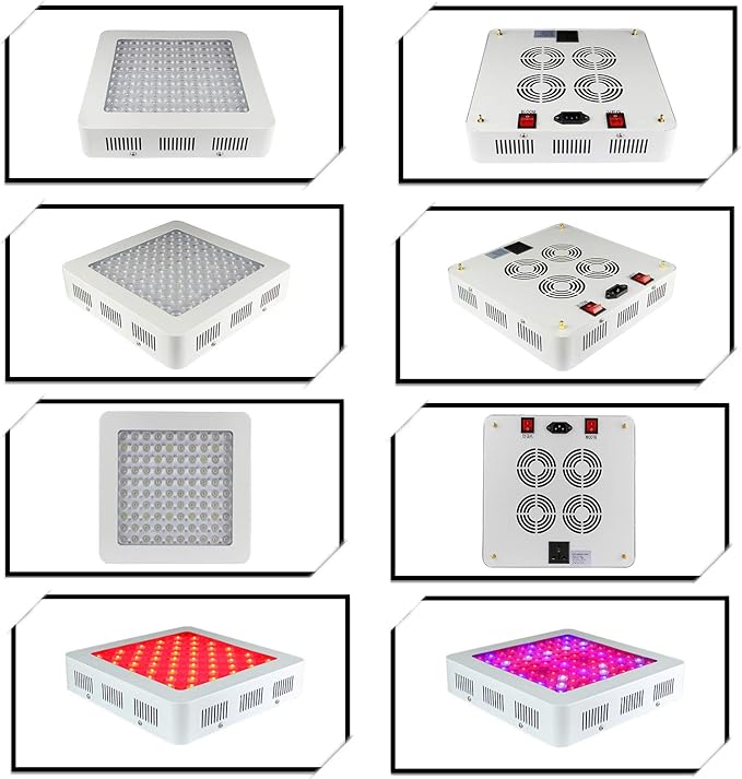 4pcs 1200w Newest led Plant Grow Light Waterproof led Grow Lights for Medical Plants with Independent Switch for Growing and Flowering Period (1200w 4pcs)