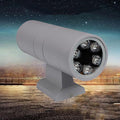 3W IP65 Waterproof Beam Light - 100M Range Narrow Beam Lamp for Garden and Security Lighting (Red 6W)