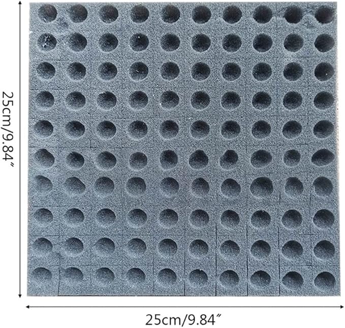 100pcs Soilless Hydroponic Sponge Growing Media Cubes Planting for Gardening Tool Square Seedling Foam Nursery Pot
