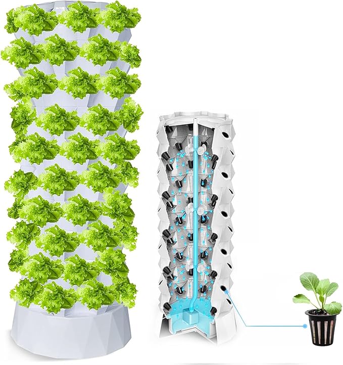 Hydroponic sAeroponic Tower GardenHydroponics Growing for Indoor Gardening GrowFruits &amp Vegetablesfor Gardening Lover Vegetabl