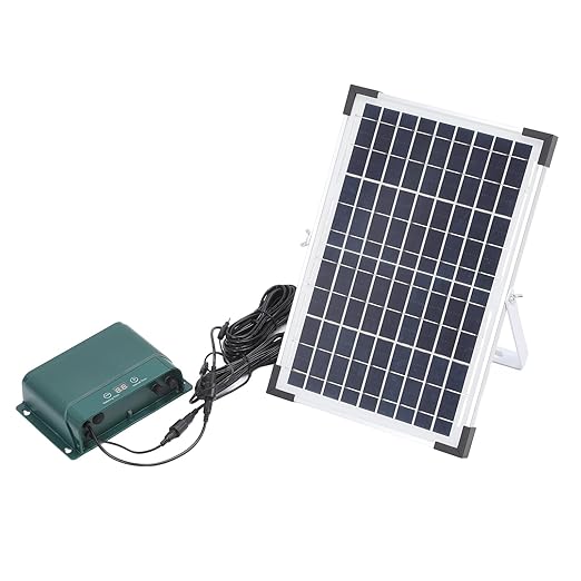 Solar Automatic Drip Irrigation Kit - 18V 10W Polycrystalline Silicon System for Indoor &amp Outdoor Gardening
