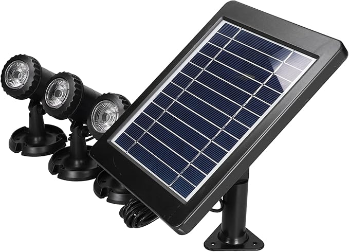 Solar Spotlight Adjustable Lighting Facilities for Courtyard Decoration IP68