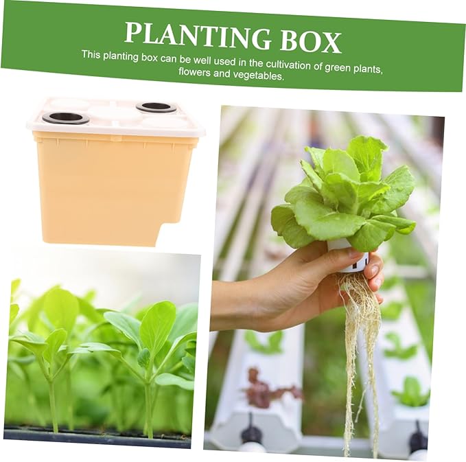 Outdoor Indoor Planters Hydroponic Nursery Box Soilless Planting Baskets Fruit Bucket