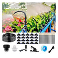 Drip Irrigation Kit Automatic Watering System for Potted Plants 360 Degree Adjustable Copper Micro Sprinklers Quick Connect Tubing Fittings for Garden Lawn Patio Balcony(20 Nozzles)