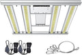4x4ft Full Spectrum Grow Light GP-4800 LED Grow Lights with Upgraded 2016pcs Diodes Foldable Dimmable IR UV Plant Light Daisy Chain 2.9μmol/J Commercial Grow Lights for Indoor Plants Veg Bloom