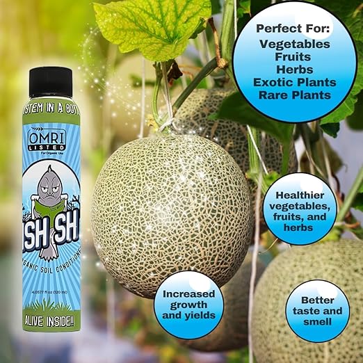 Fish Head Farms Organic Soil Conditioner for Yield and Flavor Enhancement. Improves Fertilizer Efficiency. Useful in Both Garden Soil and Hydroponics Applications 120 mililiters