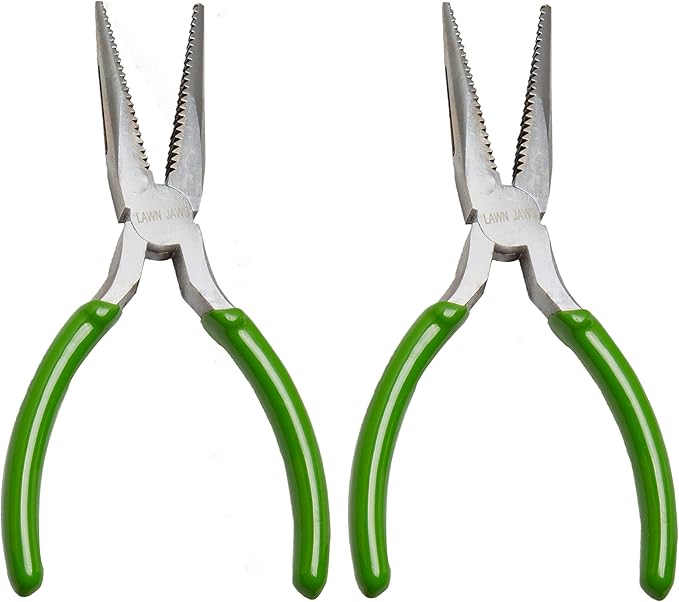 The Original Sharktooth Weed Puller Remover Weeding &amp Gardening Tool Weeder(2pk) -Pull from The Root Easily! Ergonomic Handheld Weeding Tool for Spring Summer Cleaning For All Age Gardeners