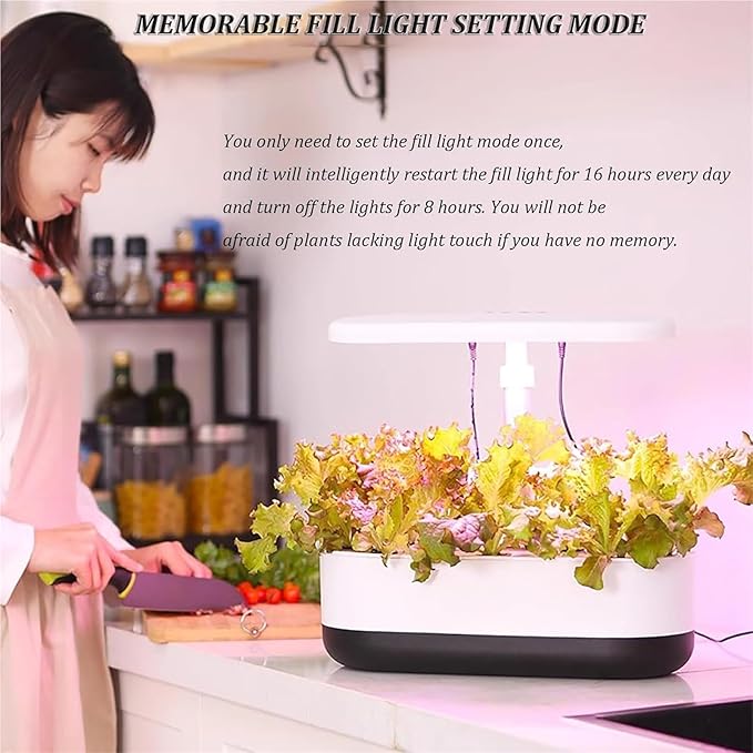Hydroponics Growing Systems Kit Indoor Garden Hydroponic Growing Systemsfor Herbs Fruits and Vegetables.