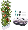 BAOSHISHAN 60 Cells Seed Starter Tray and Hydroponic Tower with Trellis