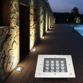 Ground LED Landscape Lights - Outdoor Buried Lights Square Embedded Led Spot Lights 85-265V Ground Lighting Light IP67 Waterproof Decorate Light for OutdoorNatural White-5w