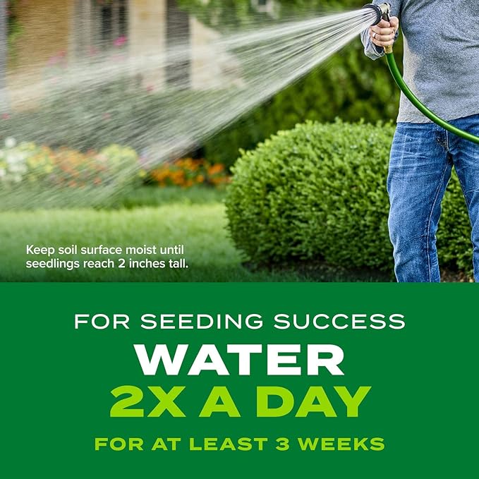 Scotts Turf Builder Rapid Grass Tall Fescue Mix - Combination Grass Seed and Fertilizer for Lawns Lawn Seed That Grows in Just Weeks 16 lbs.