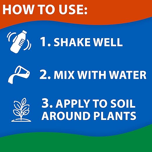 Monterey Fish &amp Grow 9-6-2 Fertilizer Liquid Plant Food for Houseplants Trees Vegetables &amp Ornamentals – Foliar Spray or Soil Drench – with Measure Spoon - 1 Gallon
