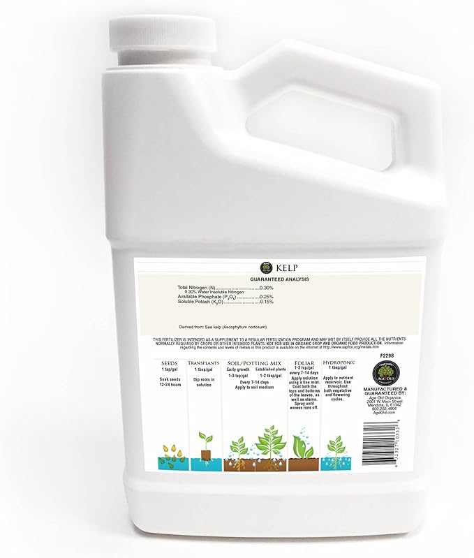 Kelp Liquid Fertilizer 32-Ounce Bottle (1K32C)