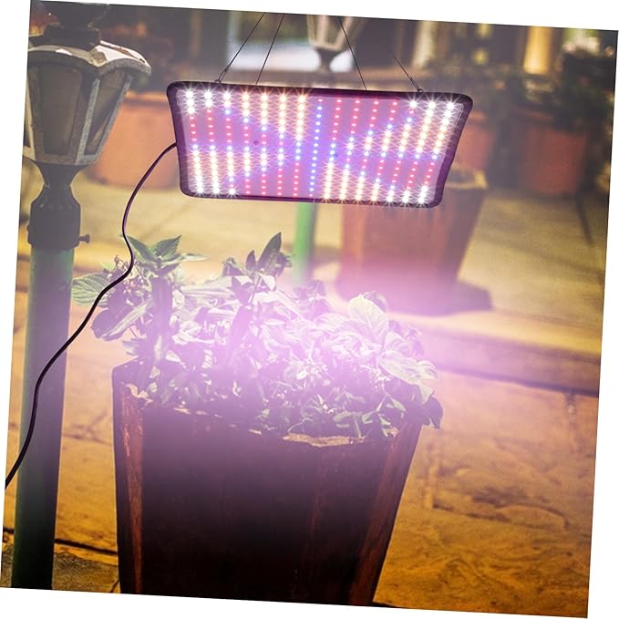 Happyyami Indoor Led Grow Light LEDs Red White Hanging Growth Lamp Plant Growth Enhancer
