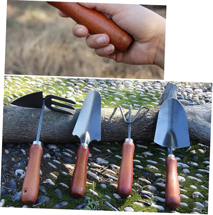 BESPORTBLE 12pcs Mini Garden Tool Set Sturdy Iron and Handle Planting Tools for Transplanting Cultivating and Weeding for Gardening Enthusiasts and Flower