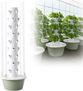 Hydroponics Growing System with Hydrating Pump Adapter and Net Pots - Indoor Smart Garden 7 Layer Design for Efficient Plant Growth