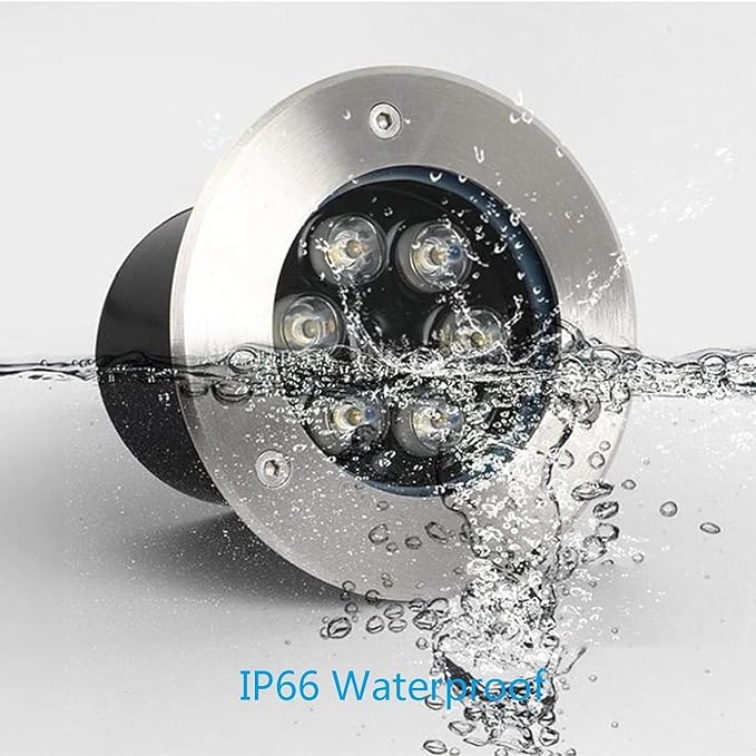 LED Landscape Lights Outdoor Ground Light AC85-110V IP66 Waterproof Recessed Floor Spotlights LED Garden Buried Light for Driveway Deck Patio Yard Walkway