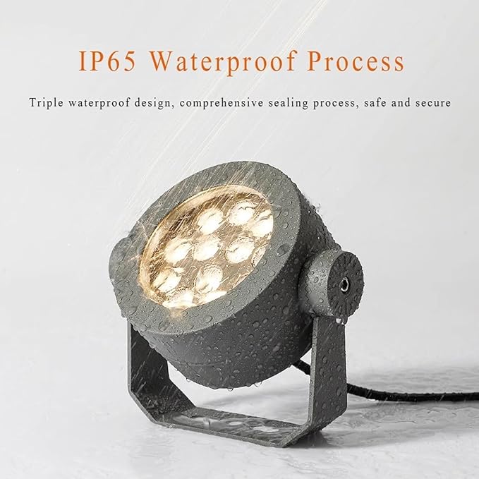 LED Beam Spotlight - Spotlight LED Beam Light AC85-265V IP65 Waterproof Landscape Lighting Tool Ground High Brightness Night Scene Light Source Suitable for Multiple Scenes(48W-AC220V) (One Color