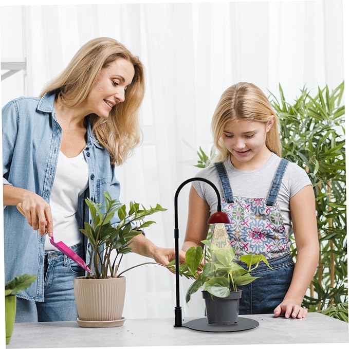 Plant Lights for Indoor Growing Grow Lights for Indoor Plants Height Adjustable Plant Growing Lamps Flexible Spectrum Light 3/6/12H Timer Setting Led Grow Light for Small Plants