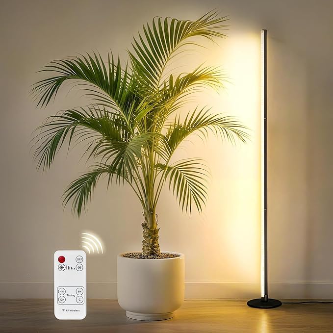 65 Adjustable Grow Light for Indoor Plants 48W Full Spectrum Standing Plant Light with Remote Control Timer &amp 10-Level Dimmable for Tall Plants