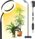 Plant Grow Light 20W Growing Lights for Indoor Plants Full Spectrum LED Floor Lamp with Height Adjustable Stand Auto Timer 3/9/12H10 Dimmable Brightness for Small Large Tall Plants Growth
