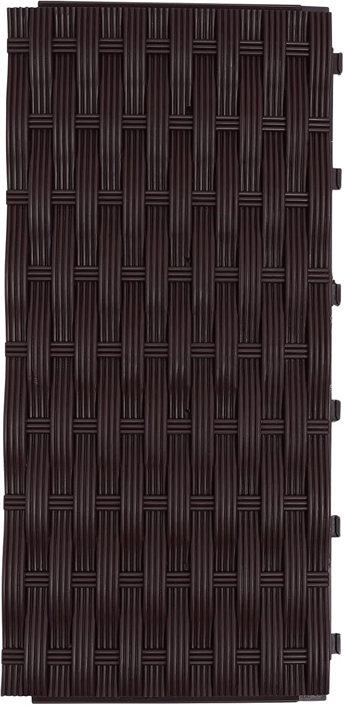 15.35 x 15.35 x 14.96 Inches Outdoor Raised Garden Bed 4Pcs PP Raised Planter Box Kits Deep Root Planter Box for Vegetables Flowers Herbs and Succulents