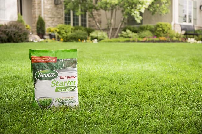 Scotts Turf Builder Starter Food for New Grass Lawn Fertilizer 3 lbs. (12-Pack)