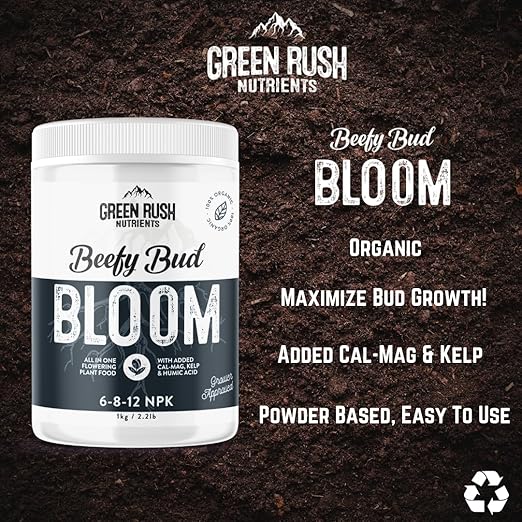 Organic Beefy Bud Bloom Plant Food Nutrients for Bloom &amp Flowering Stage Plants