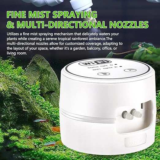 Topyond Automatic Watering System for Plants Plant Watering Devices APP Control Intelligent Drip Irrigation Kit for 10 Potted Indoor Houseplants Garden and Balcony Use (2 nozzles Set)