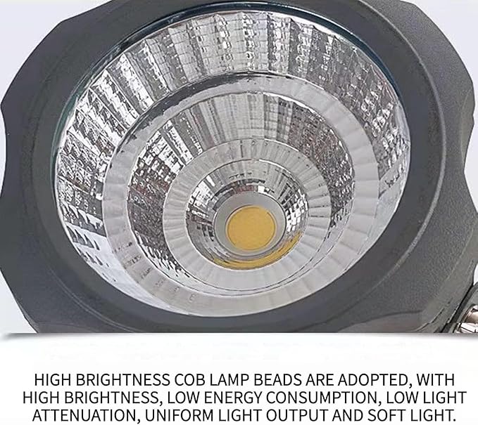 Long Range LED Floodlights - Beam Spotlight COB Round Tree Lights IP66 Waterproof Adjustable Angle for Wall Advertising Building Signs Lawn Landscape Lamp(Green20W(AC12V))