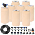 8pcs 4x4x8in 41oz Drip Irrigation System Olla Watering System Insert Devices for Vacation Garden Use Terracotta Olla Pots Automatic Tree Waterer Plant Watering Devices