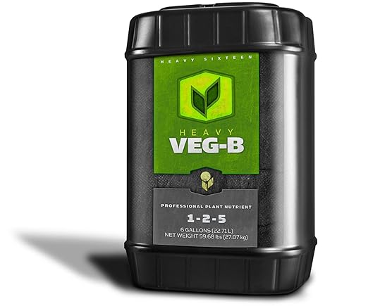 23 Liter - Veg-B - Veg Nutrient - NPK 1.25-2.7-5.8 - VEGB23L