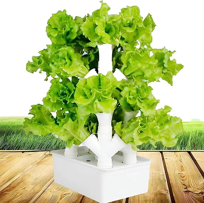 Vertical Growing Tower 2/3/4 Column Hydroponic Growing Pot Removable Soilless Vegetable and Flower Equipment Indoor Garden Hydroponic Growing System for Herbs Fruits and Vegetables 2columns