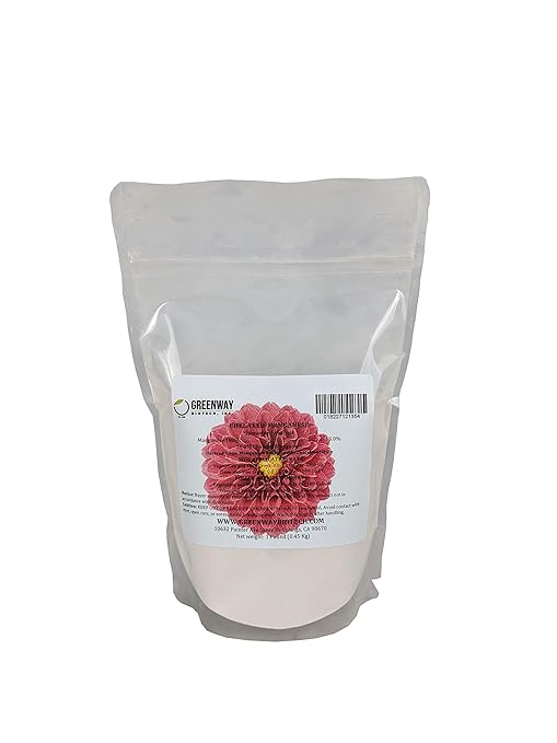Greenway Biotech Inc. Chelated Manganese EDTA for Hydroponics and Aeroponics Agriculture- 100% Water Soluble Natural Plant Fertilizer Ideal for Indoor and Outdoor- 1 Pound