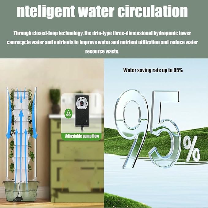 Vertical hydroponics Growing System kit aeroponic Tower Garden hydroponic aquaponics aeroponics Towers Plant for Vegetables-