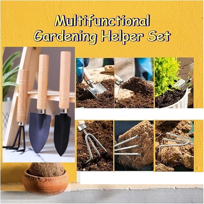 Gardening Tools Set - Ergonomic and Garden Trowel for Succulent and Flower Planting(Big B 1SET)
