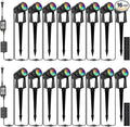 SUNTHIN Outdoor Landscape Lighting with Remote RGBW Color Changing Spot Uplights 16 Pack