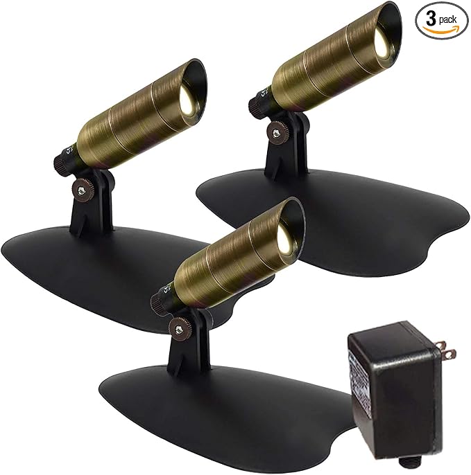 Ignite Landscape Lighting - 3X1WMSKIT - (3) 1-Watt Mini Spotlight Kit